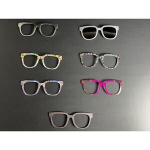 PAIR Eyewear Toppers - Set of 7 for "Murphy" Frames - 6 Regular, 1 Sunnies